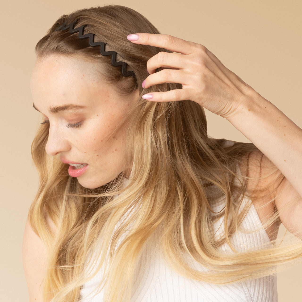 Zig Zag Headband 2pc- Black & Tort | KITSCH