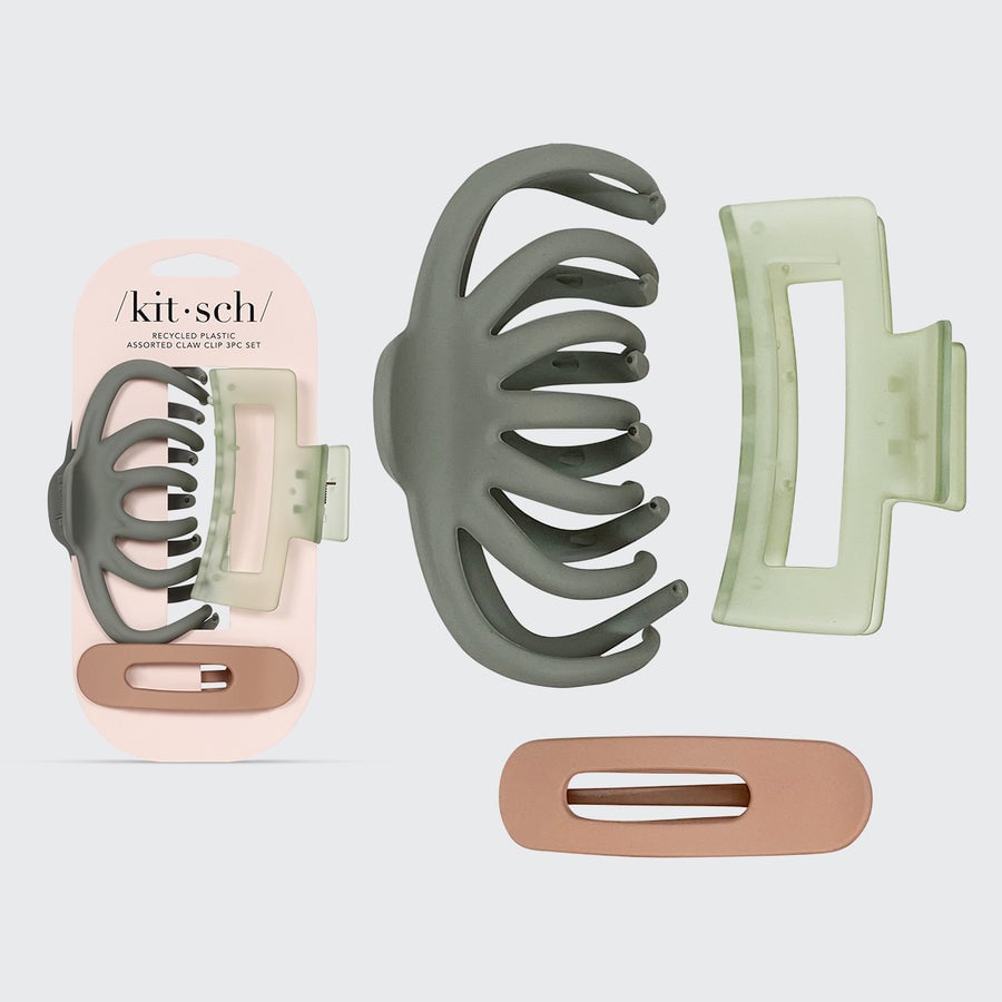 Sage Assorted Claw Clip 3pc Set - Χταπόδι Claw Clip