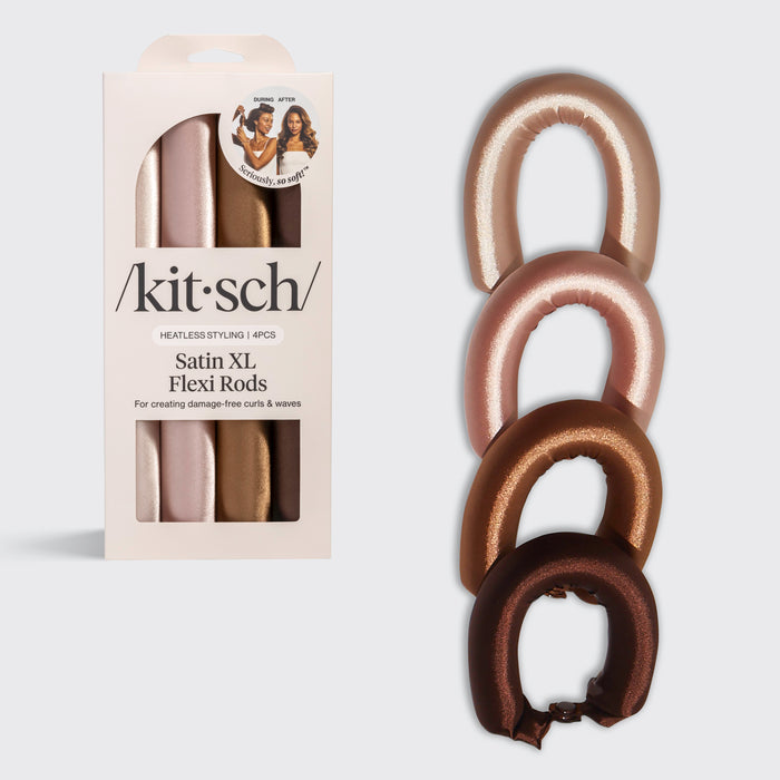 Satin Jumbo Flexi Rods 4 Stück – Palisander