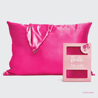 Capa de almofada de cetim Barbie x Kitsch - Iconic
