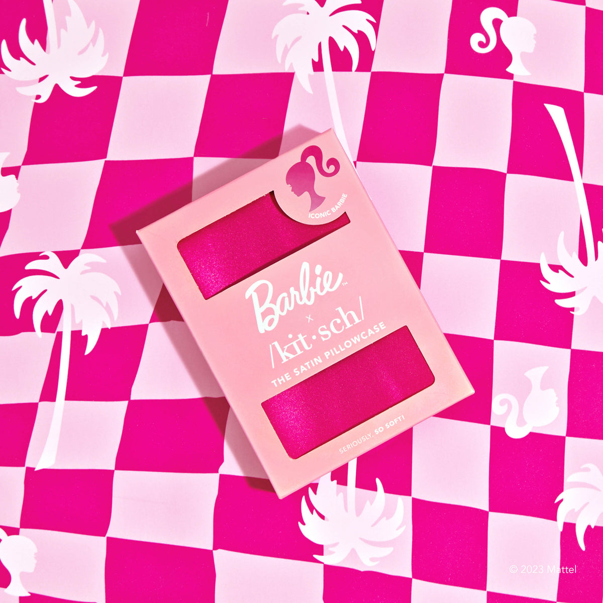 Barbie x Kitsch Satin Pillowcase Iconic KITSCH