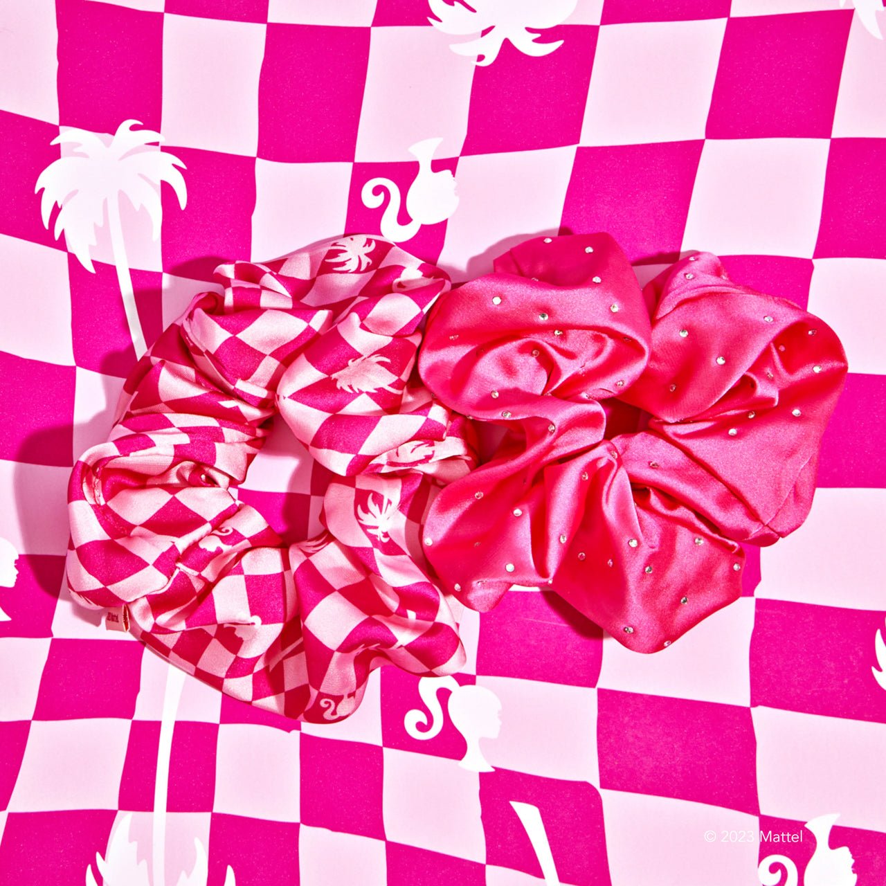 Barbie™ x Kitsch Satin Brunch Scrunchies 2pc