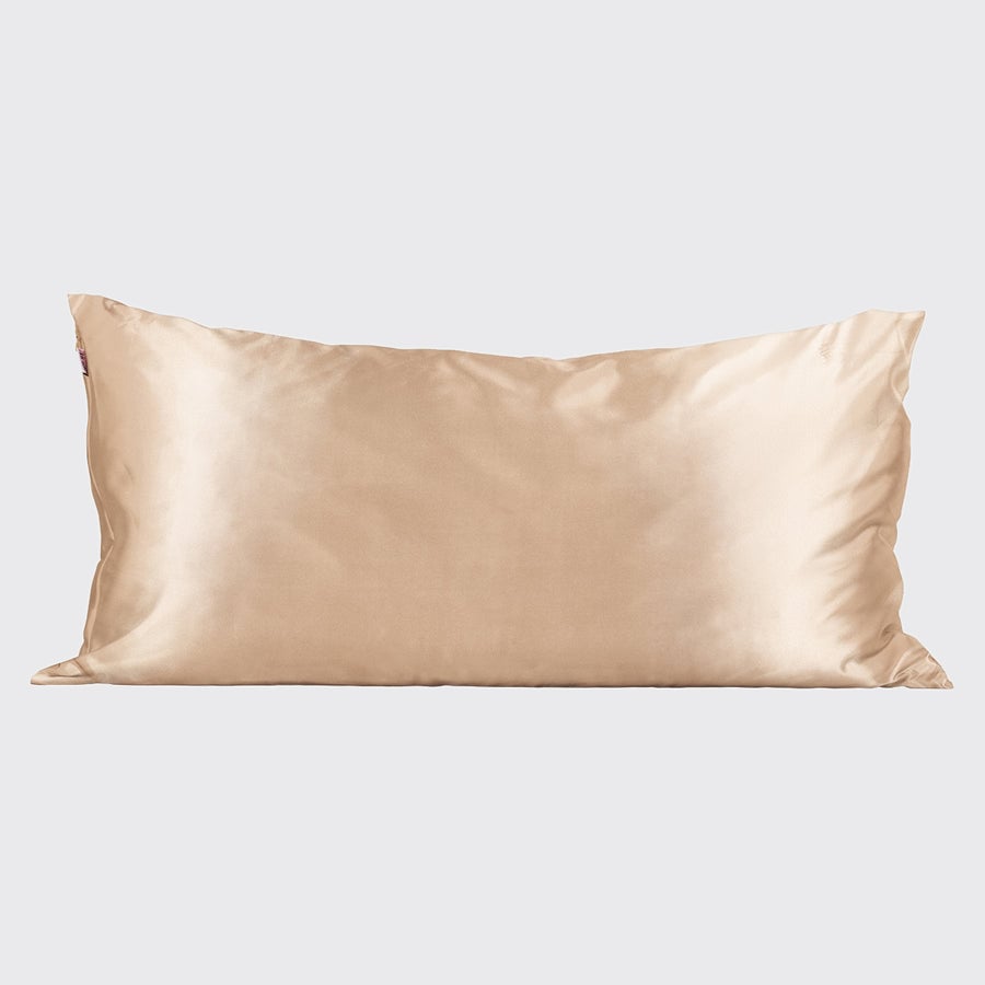 Taie d'oreiller Satin King - Champagne