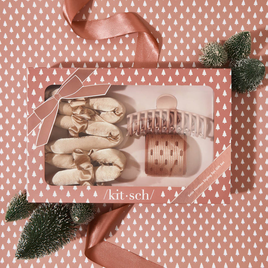 Satin Heatless Styling 5pc Gift Set