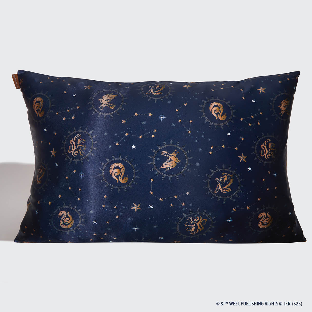 Harry Potter x Kitsch Funda de almohada de satén - Medianoche en Hogwarts