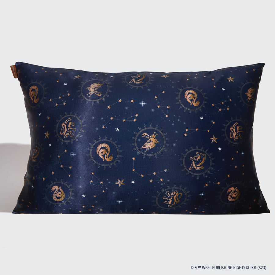 Harry Potter x Kitsch Satin Pillowcase - Midnight at Hogwarts