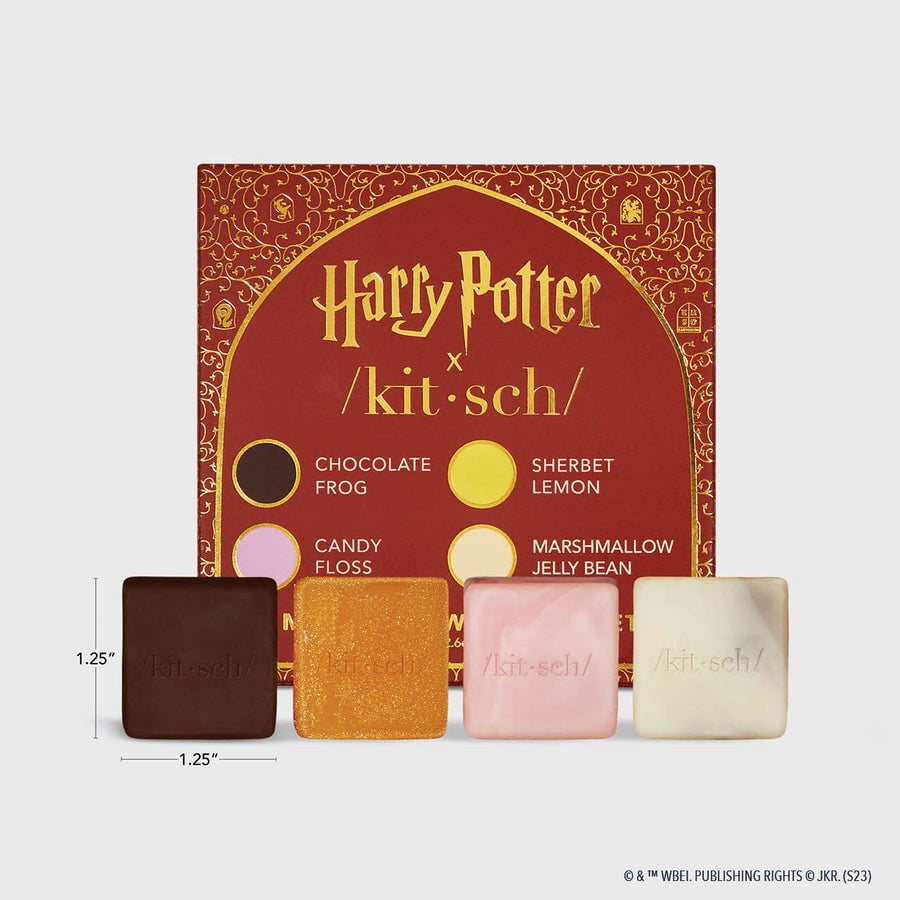 Conjunto de 4 peças de sabonete líquido para o corpo Harry Potter x Kitsch