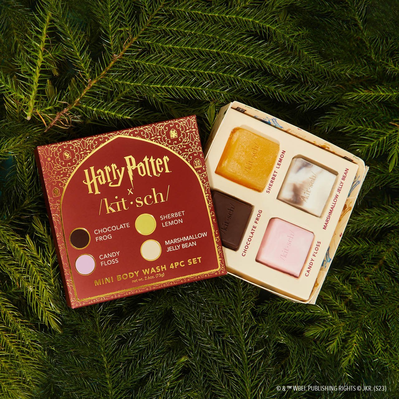 Harry Potter x Kitsch Body Wash 4pc Sampler Set