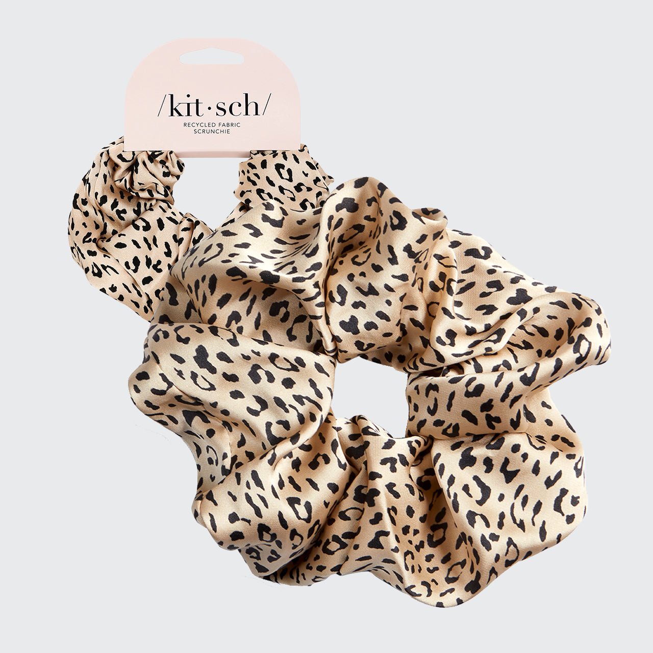 Miljövänlig brunch-scrunchie - leopard