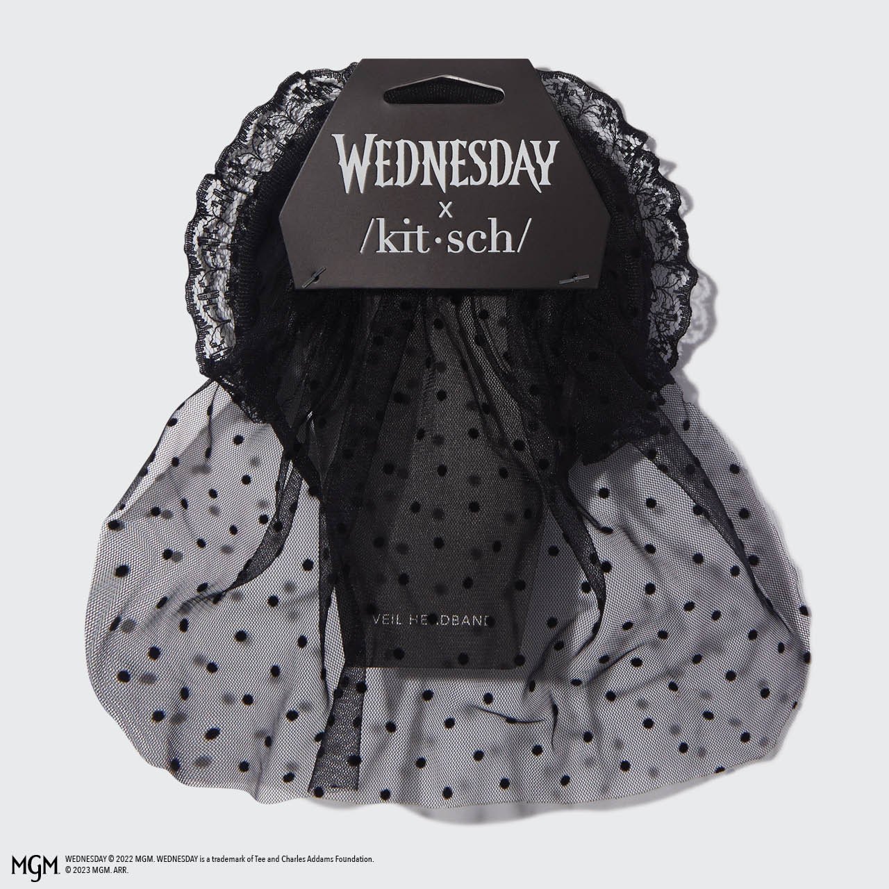 الأربعاء × Kitsch Goth Veil Headband