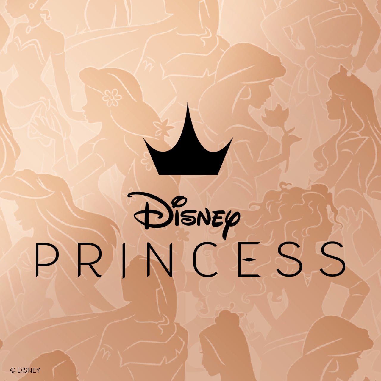 Saténová maska na oči Kitsch & Disney - Princess Party