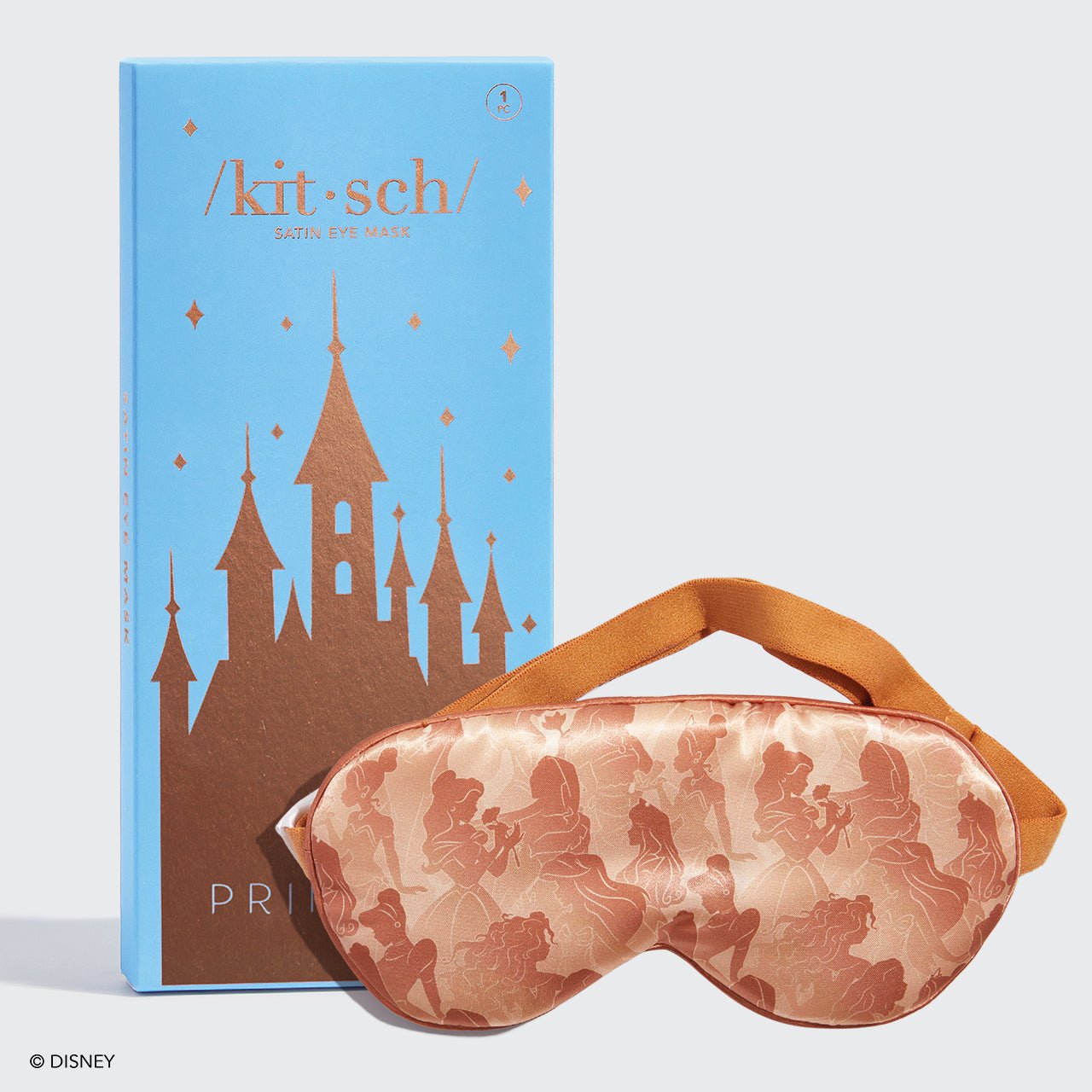 Kitsch &amp; Disney 緞面眼罩 - 公主派對