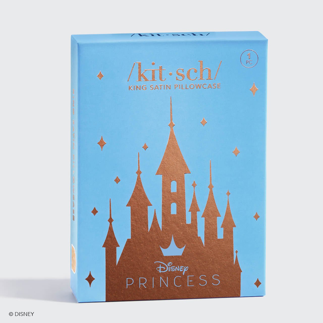Saténový povlak na polštář Kitsch & Disney King - Princess Party