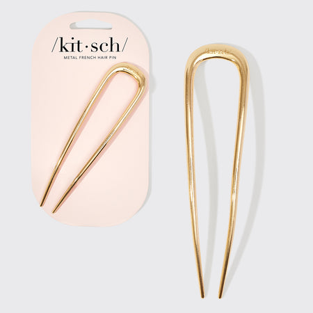 French Hair Pin - Gold – KITSCH