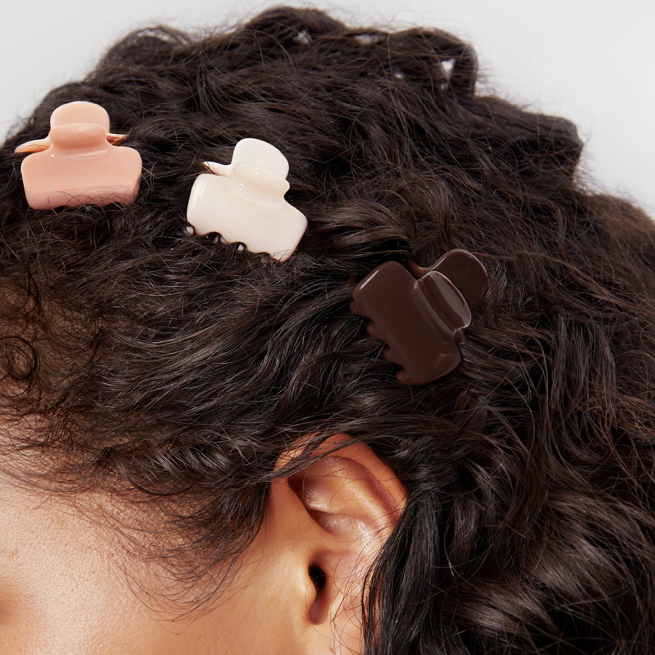 Rosewood Cloud Claw Clips 8pc Set - Mini | KITSCH
