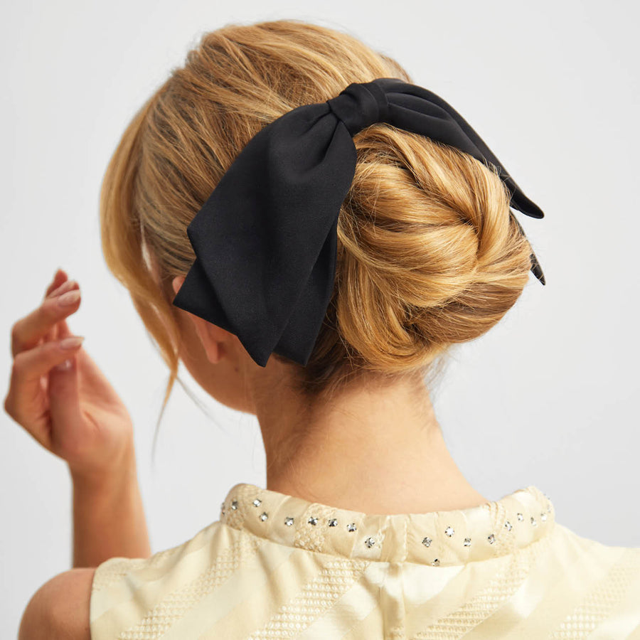 Vikimora Bow Hairclip Ef Black main image 0