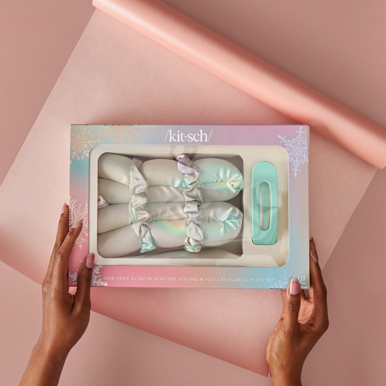 Hair Hero XL Satin Heatless Styling & Flat Lay Cl | KITSCH