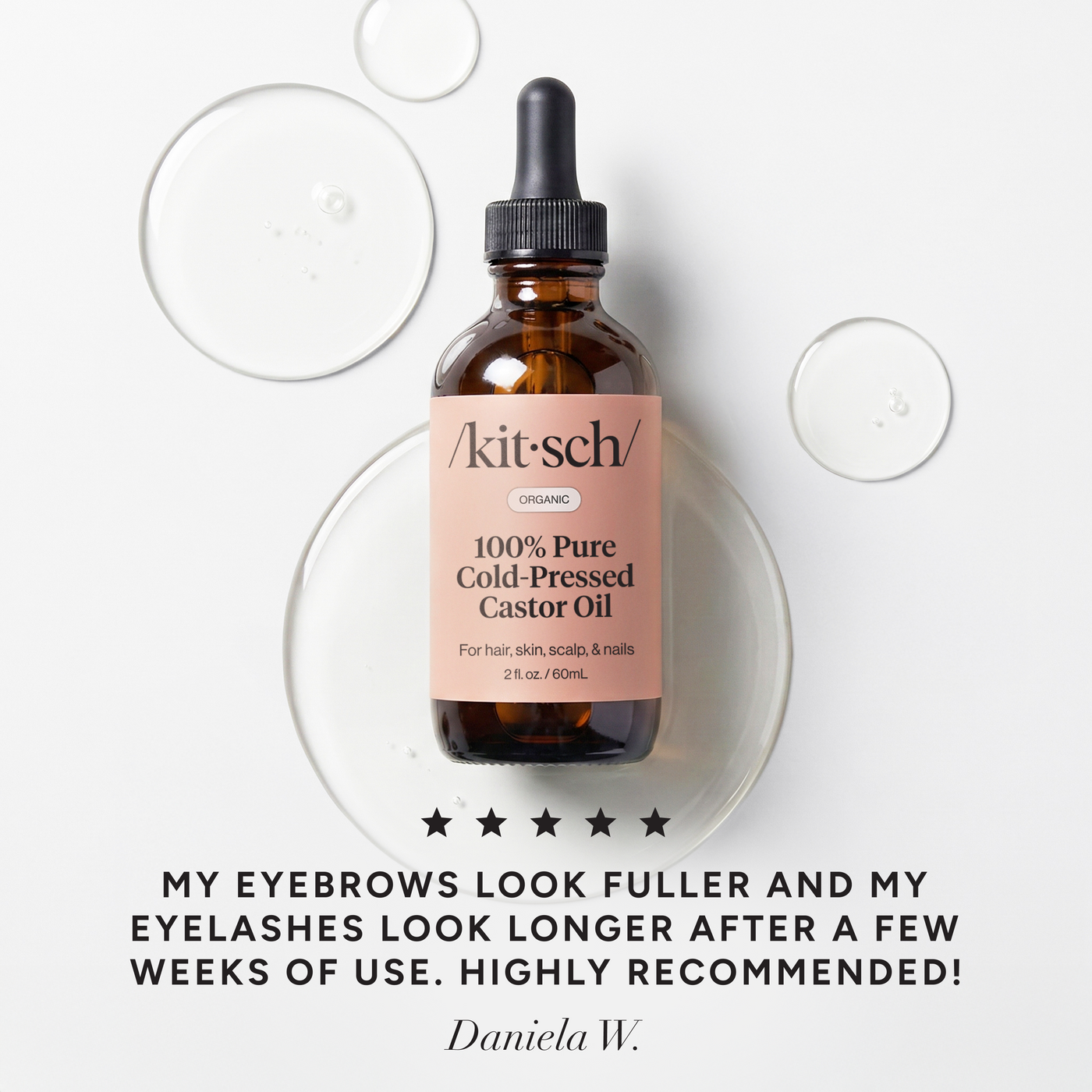 100% 퓨어 캐스터 오일 3팩