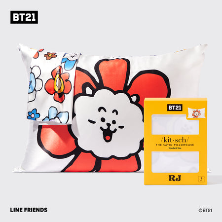BT21 リバーシブル　クッション x BT21 Satin Pillowcase in RJ | KITSCH