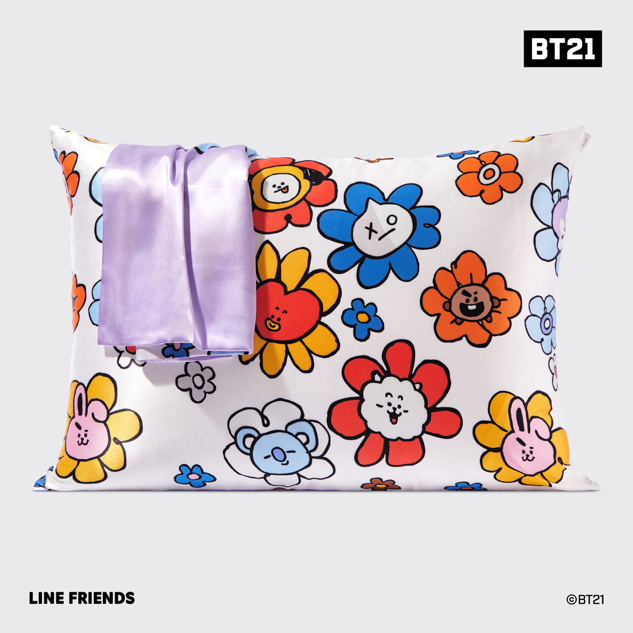 BT21 meets Kitsch Satin Pillowcase MANG KITSCH