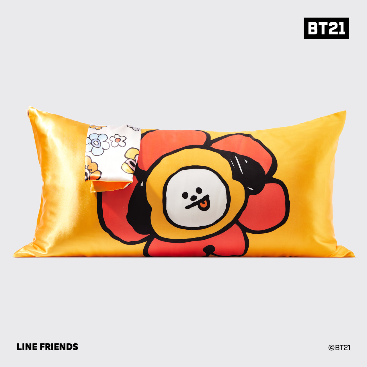 x BT21 Satin Pillowcase in CHIMMY - King | KITSCH