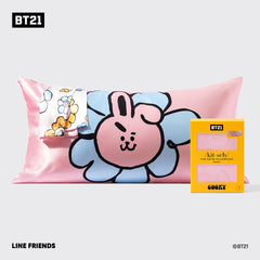 キッチュ×BT21サテンピローケース（COOKY） - キング