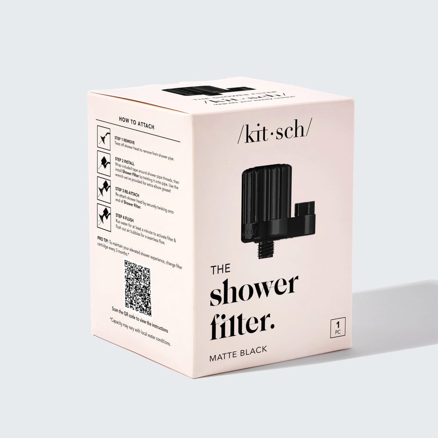 El filtro de ducha - Negro