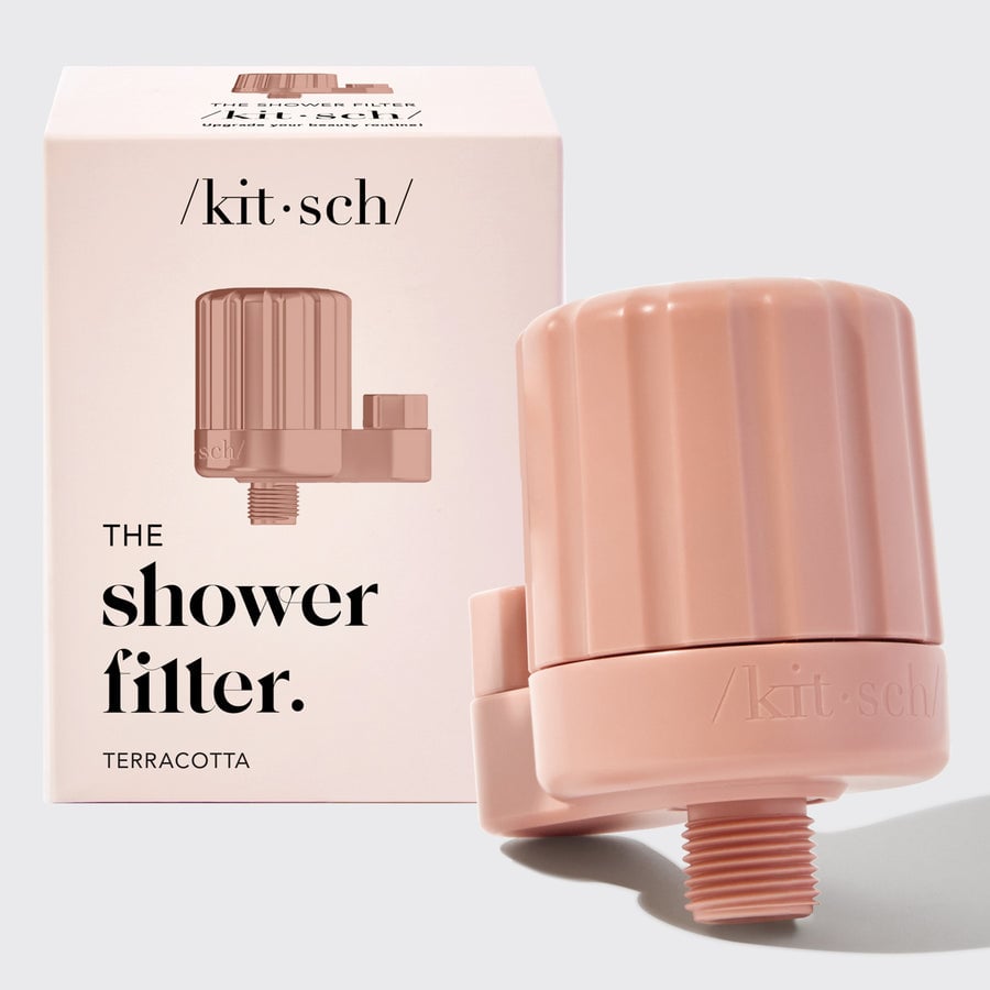 Shower Filter + Shampoo & Conditioner 4pc Set - Terracotta