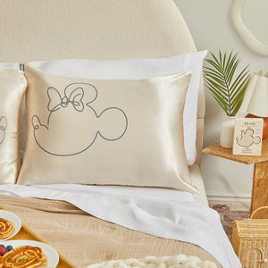 Kitsch x Mickey and Minnie Satin Pillowcase Mrs. Mouse
