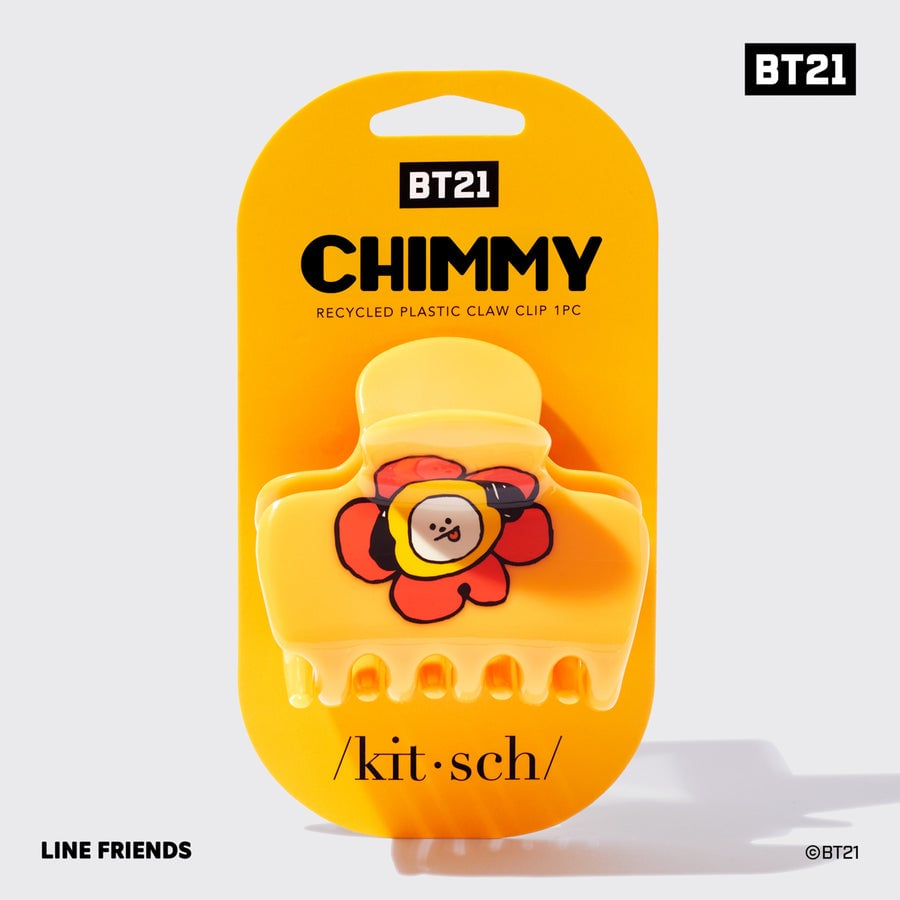 BT21 meets Kitsch Recycled Plastic Puffy Claw Clip 1pc - CHIMMY