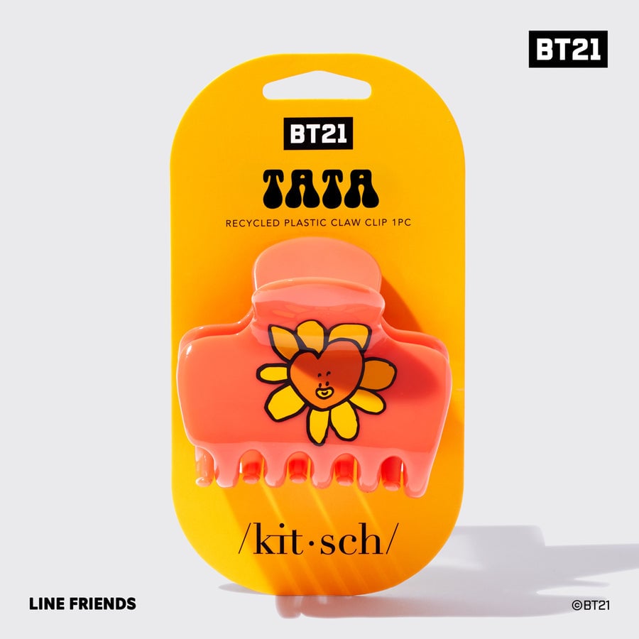 BT21 meets Kitsch Recycled Plastic Puffy Claw Clip 1pc - TATA