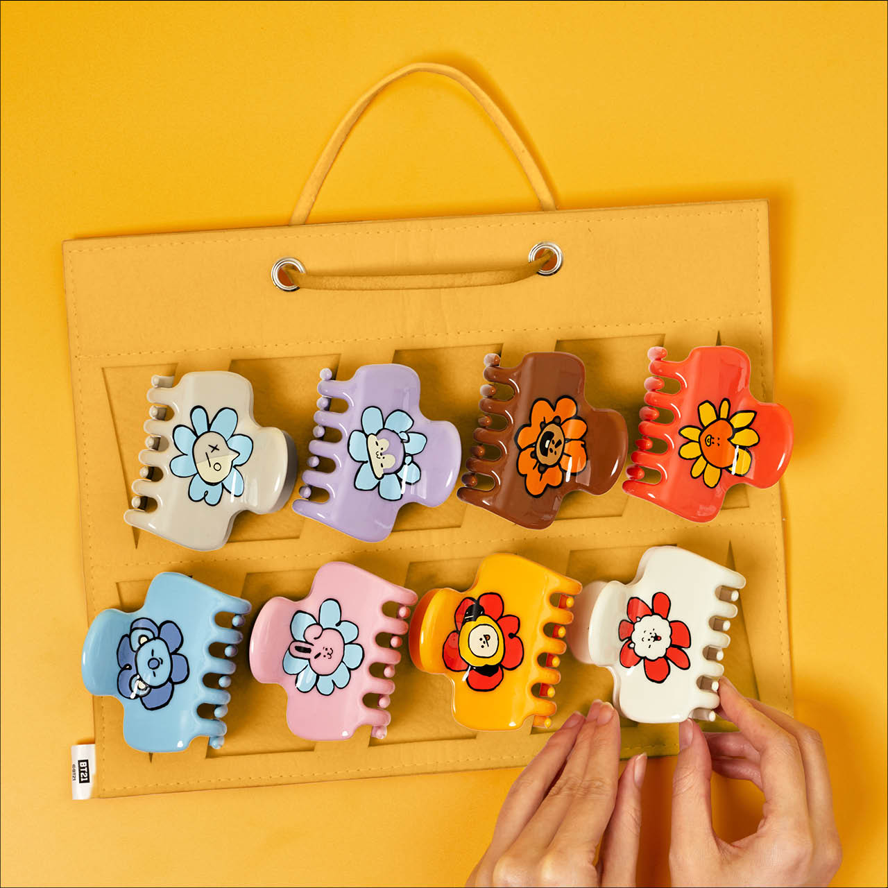 BT21 x Kitsch Claw Clip Organizer | KITSCH