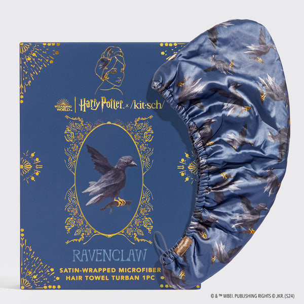Kitsch x Harry Potter Hair Towel in Ravenclaw | KITSCH