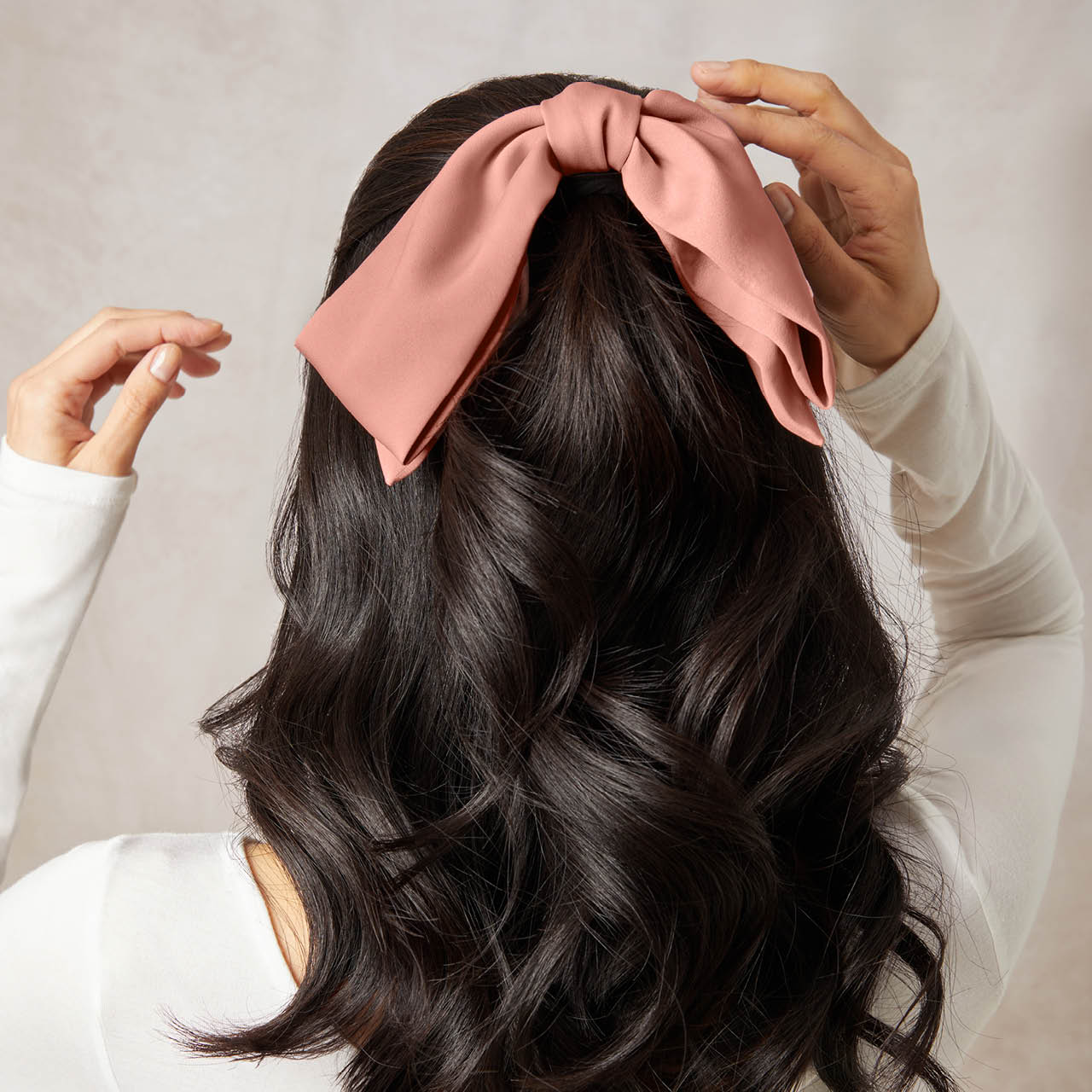 Rosewood Bow Hair Clip | KITSCH