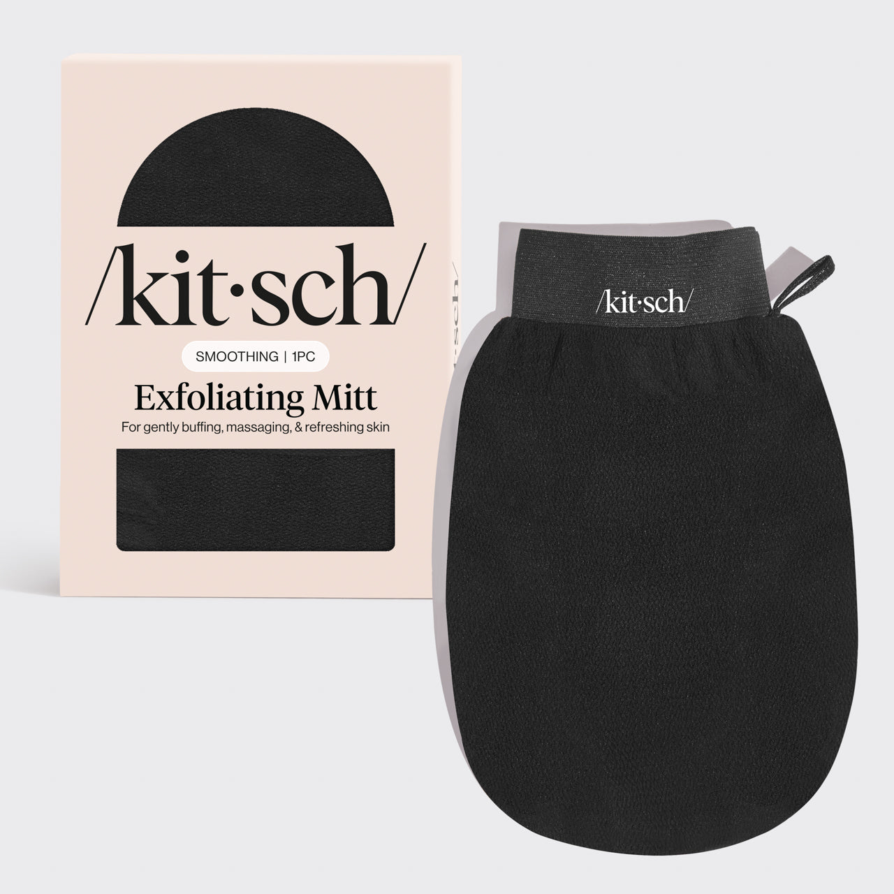 각질 제거 장갑 1개 - 블랙