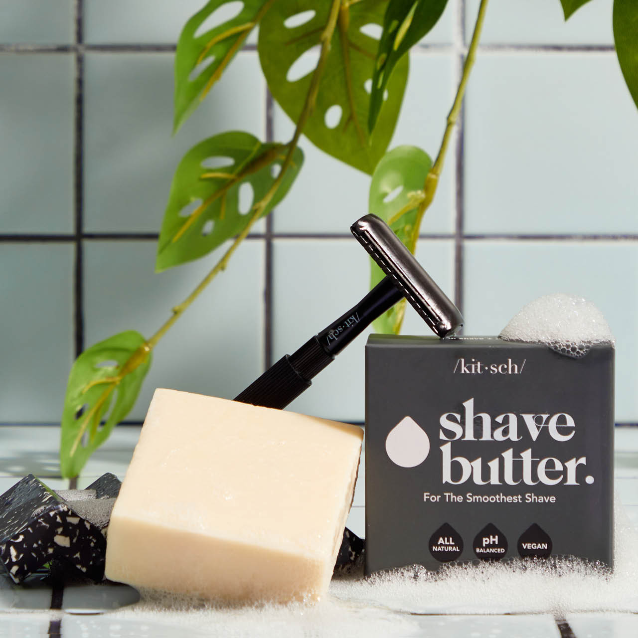 Sustainable Shaving with Kitsch: Safety Razor & Shave Butter Bundle ...