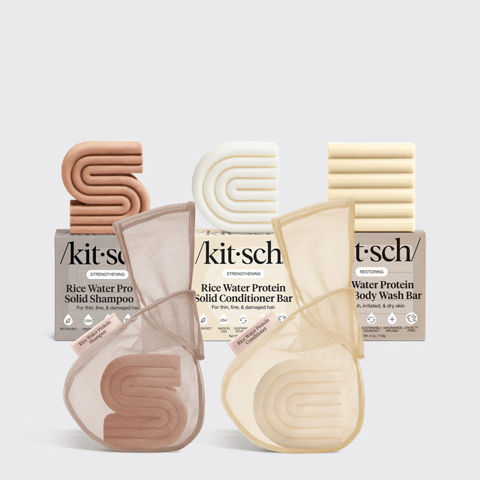 Hair Growth Rice Water Hair & Body Essentials Bundle