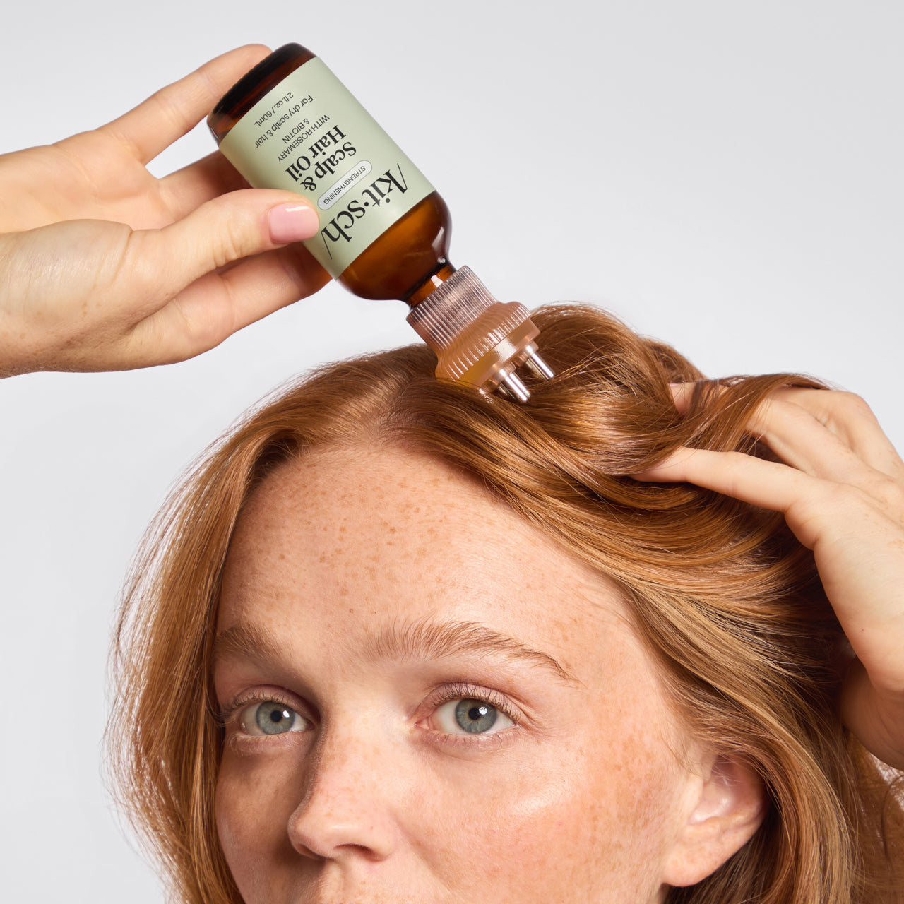 Kopfhautöl-Applikator + Biotin-Öl-Bundle