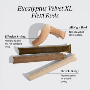 Set de 4 varillas flexibles Velvet XL - Eucalipto
