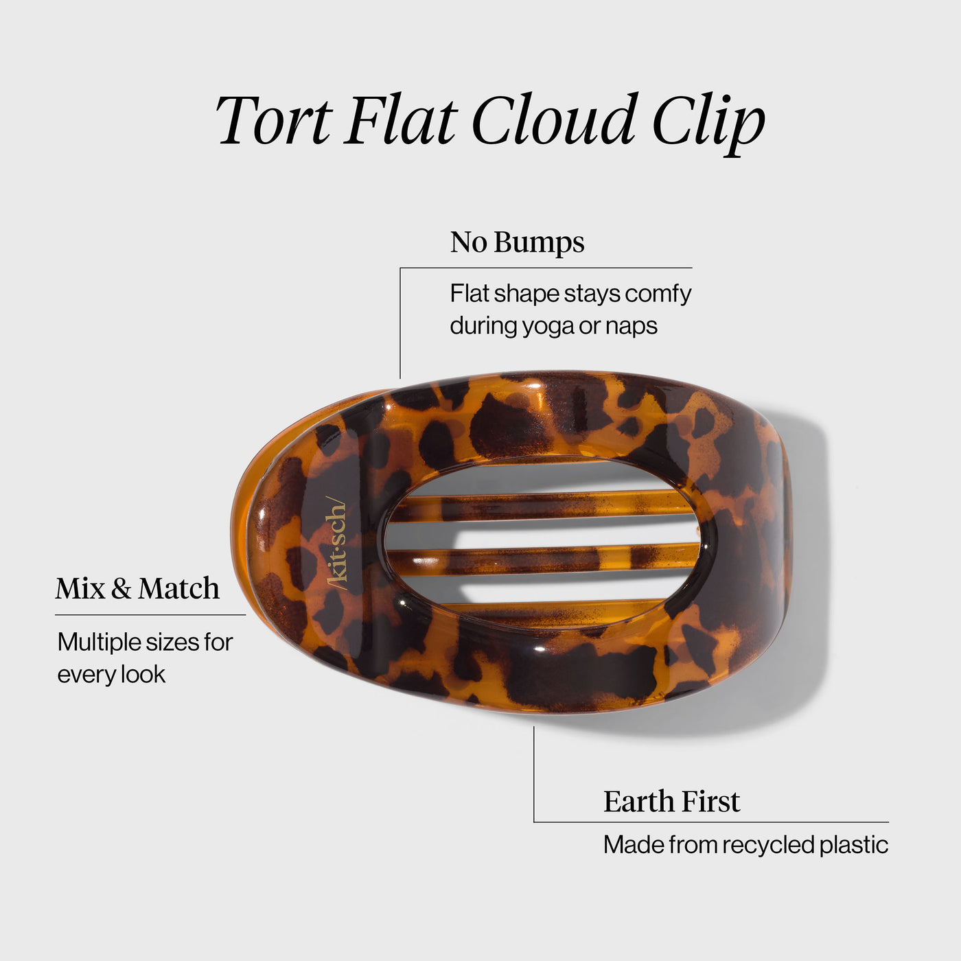 Tort Flat Cloud Clip - Small