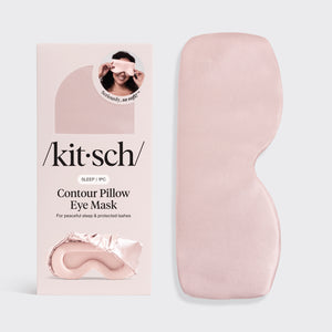 Konturiertes Kissen-Schlafmaske in Blush