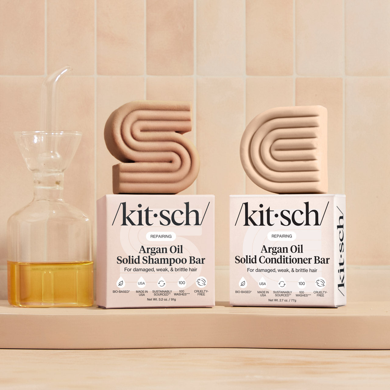 Reparierendes Arganöl Shampoo & Spülung Combo