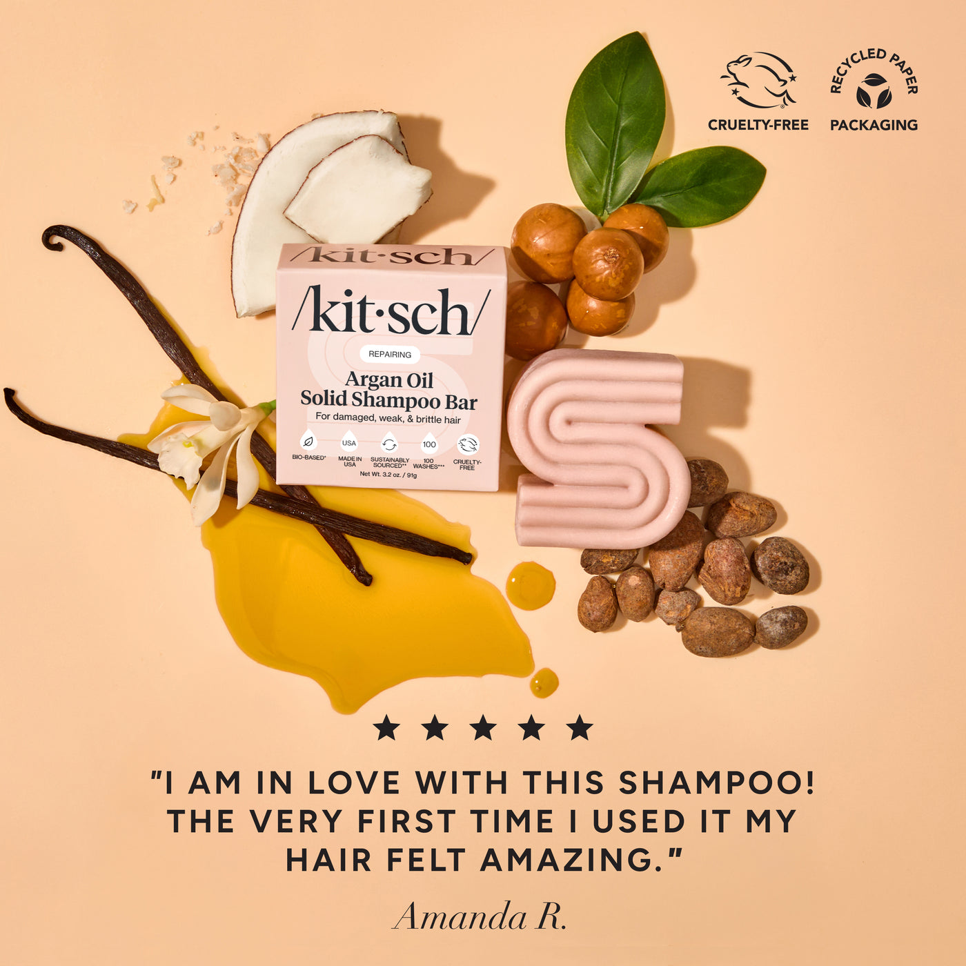 Champú reparador de aceite de argán