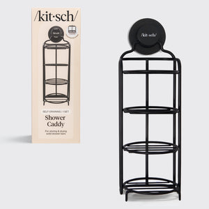 Self-Draining Shower Caddy | KITSCH Self-Draining Shower Caddy | KITSCH