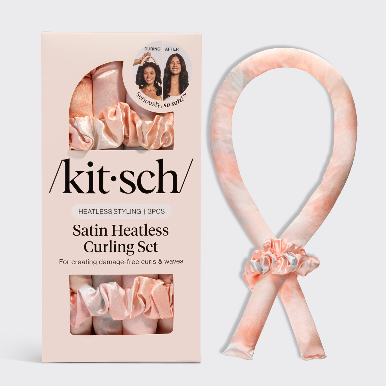 KITSCH Satin Heatless Curling Set
