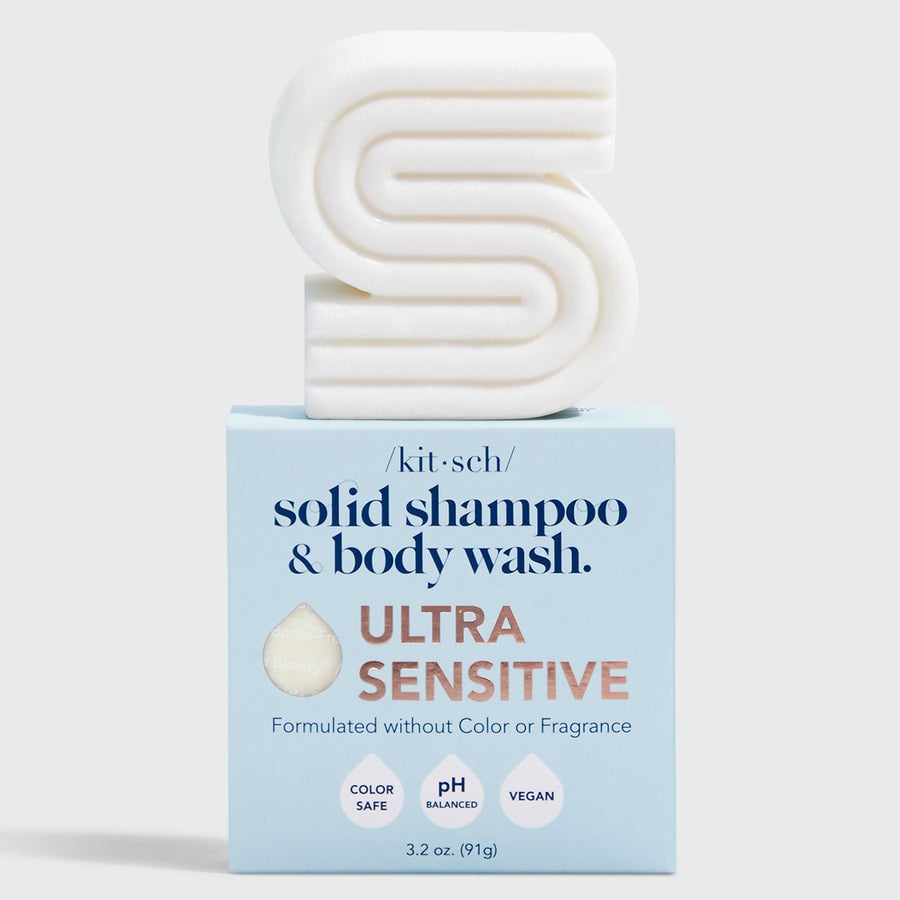 Ultra Gevoelige Shampoo &amp; Body Wash Bar Geurvrij 