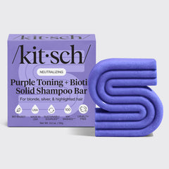 Purppuranpunainen kiinteä sävyttävä shampoo