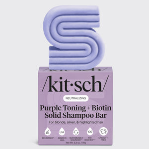 Purple Toning Shampoo Bar for Color Treated & Grey Hair