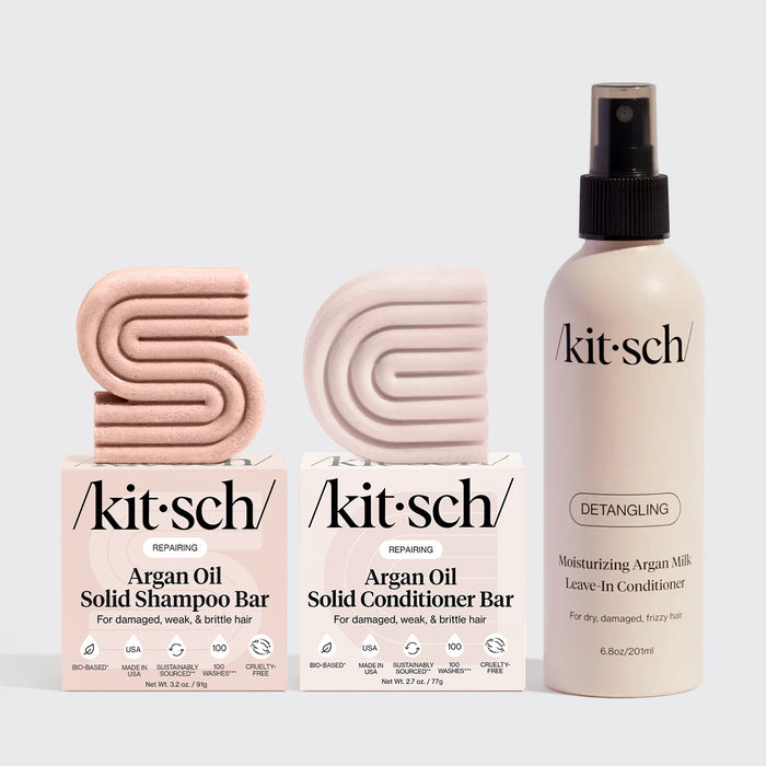 Pack de Champú y Acondicionador de argán + Acondicionador sin aclarado