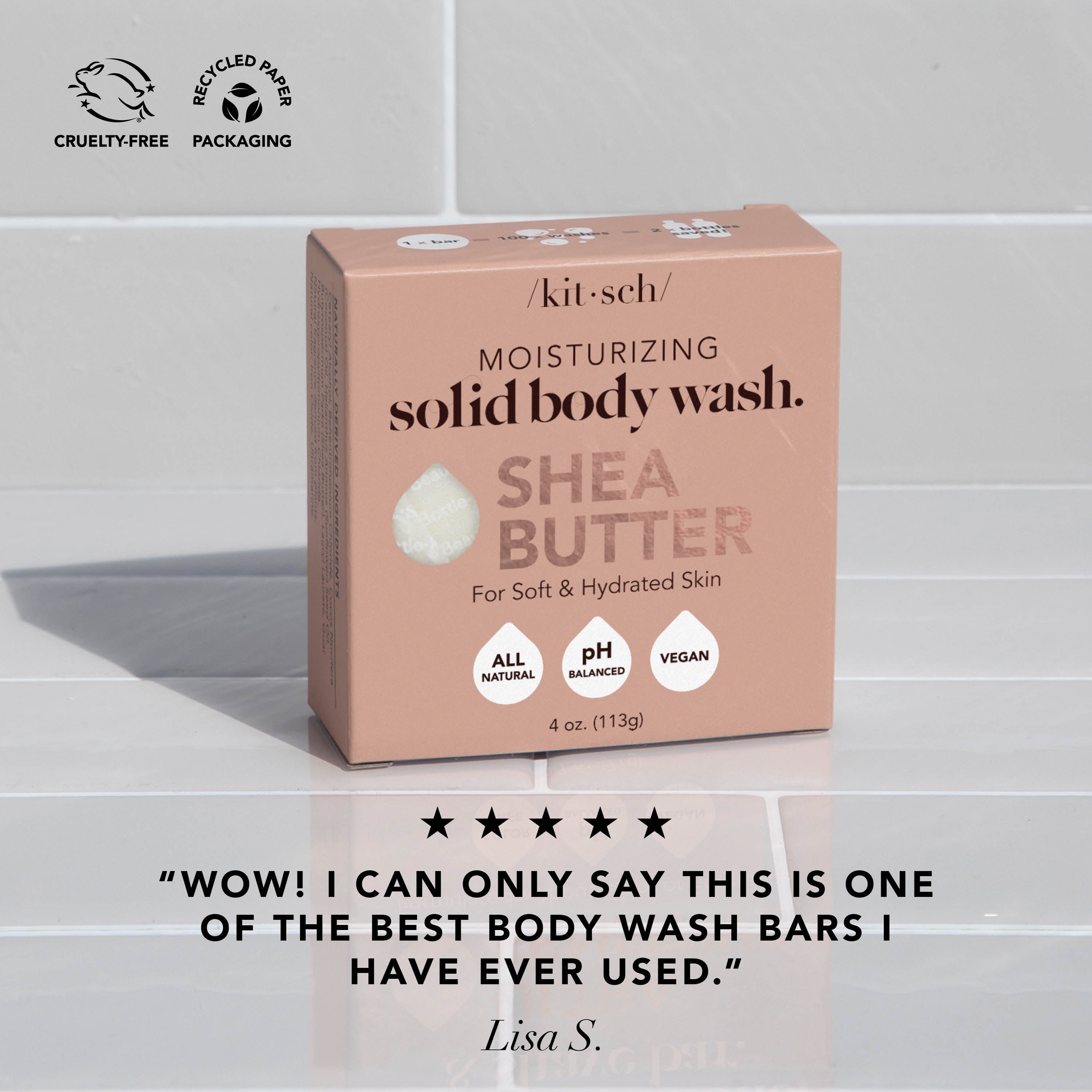Shea Butter Solid Body Wash – KITSCH